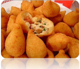 50 coxinhas de frango para festas ja fritas